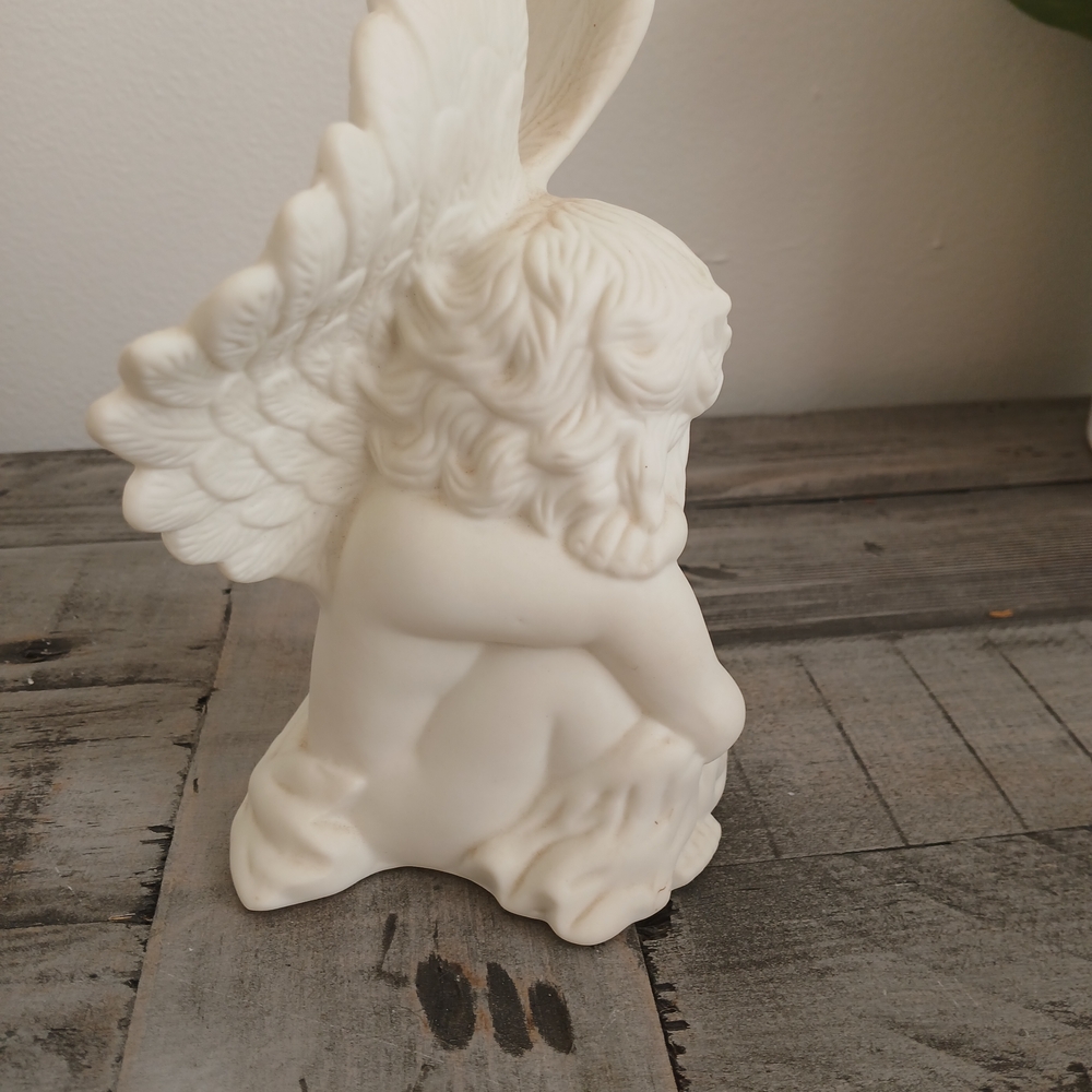 Vintage Ceramic Angel Figurine - Picture 2 of 5